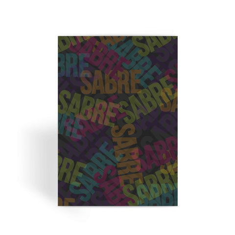 Sabre Takeover - Dark Colors  Greeting Card