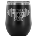 Meet Me At The Bar - Wine Glass
