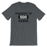 PROPERTY OF SABRE | Unisex short sleeve t-shirt