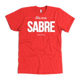 We Are Sabre American Apparel T-Shirt | White Logo