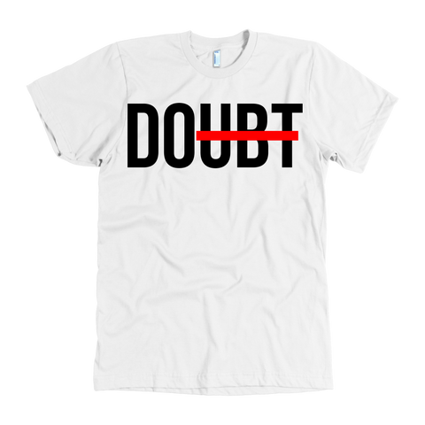 DOUBT | White Unisex T-Shirt